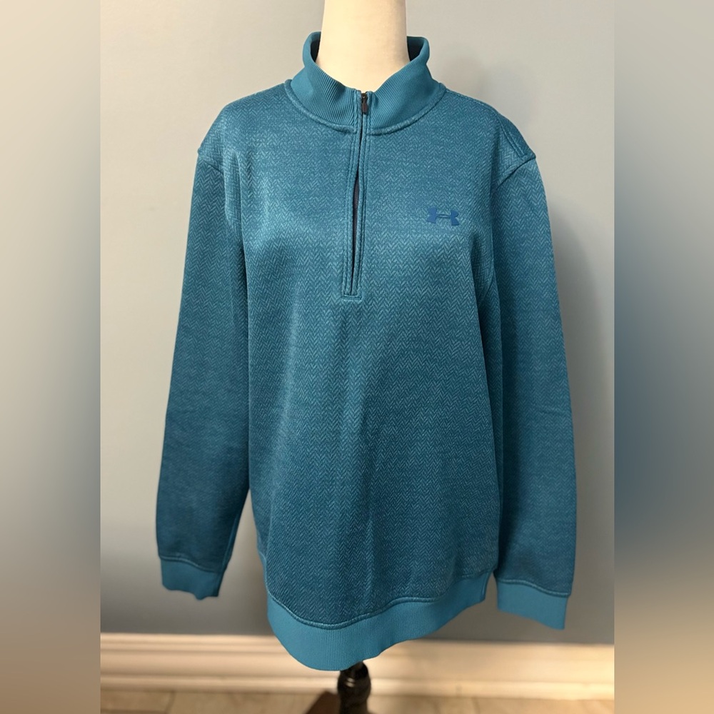Under Armour Teal Quarter-Zip Pullover
